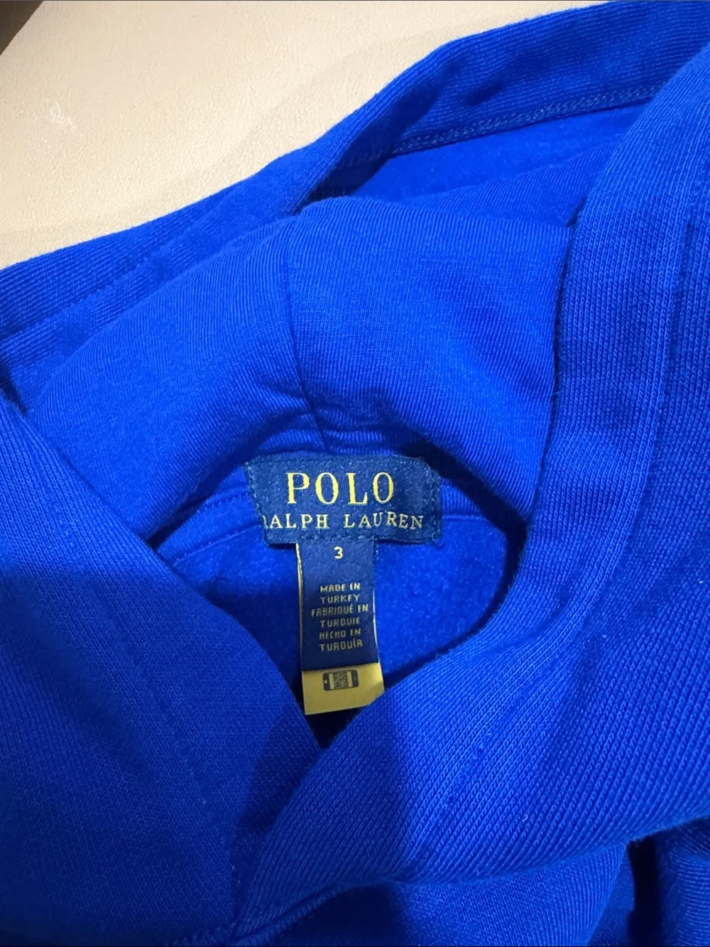 Ralph Lauren Royal Blue Polo Bear Hoodie